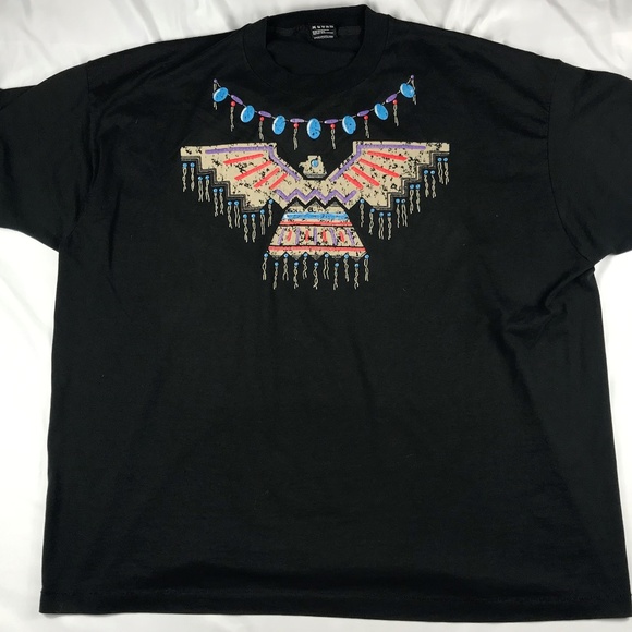 Vintage  Native American Indian Eagle T Shirt - Picture 1 of 3